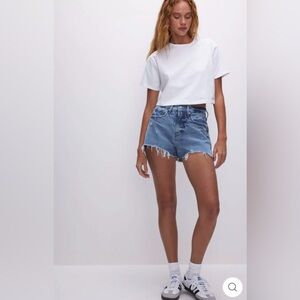 Good American Good 90s High-Rise Denim Short in Indigo 471 Size 8 / 29
